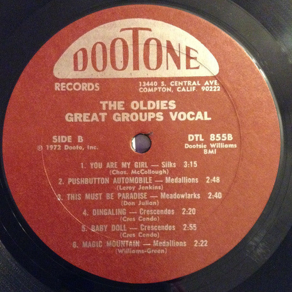 Various - The Oldies Great Groups/Vocal (M) (Vinyl LP)