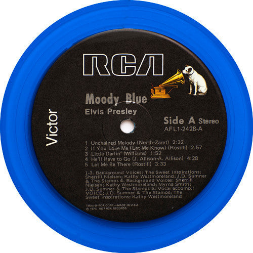 Elvis - Moody Blue (Vinyl, G+) (Vinyl LP)