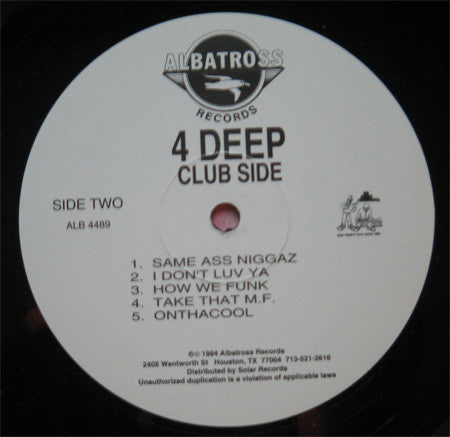 4 Deep - What's Really Goin' On (VG+) (Vinyl LP)