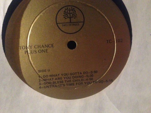 Chance, Tony - Plus One  (VG+) (Vinyl LP)