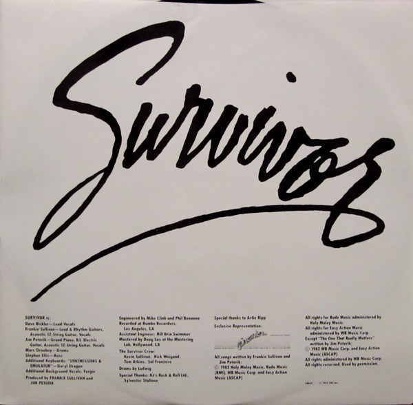 Survivor - Eye Of The Tiger (VG+) (Vinyl LP)