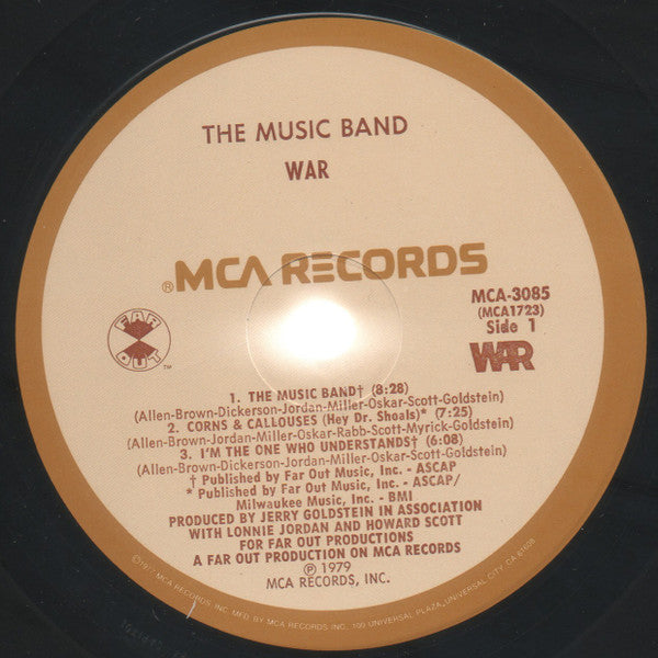 War - The Music Band (Vinyl, VG) (Vinyl LP)