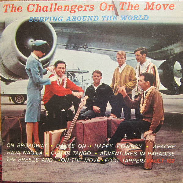 Challengers - The Challengers On The Move (Surfing Around The World)  (M) (Vinyl LP)