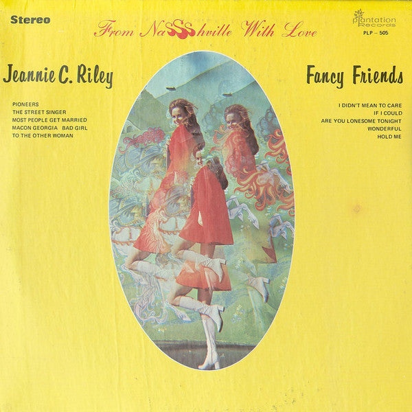 Riley, Jeannie C. with Fancy Friends - From Nashville With Love (VG) (Vinyl LP)