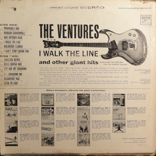 Ventures - I Walk The Line And Other Giant Hits Aka The Ventures Play The Country Classics (Vinyl, VG) (Vinyl LP)