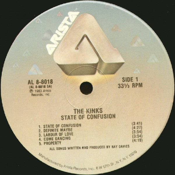 Kinks - State Of Confusion (NM or M-) (Vinyl LP)
