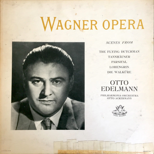 Wagner, Otto Edelmann, Philharmonia Orchestra, Otto Ackermann - Wagner Opera Scenes (VG) (Vinyl LP)