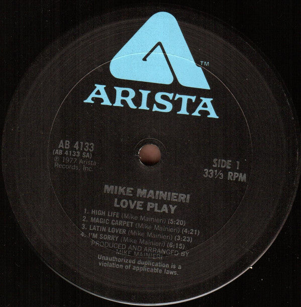 Mainieri, Mike - Love Play (VG) (Vinyl LP)