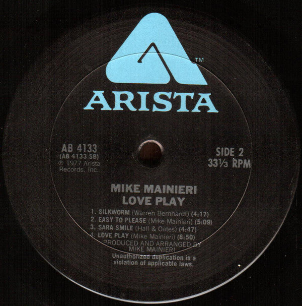 Mainieri, Mike - Love Play (VG) (Vinyl LP)