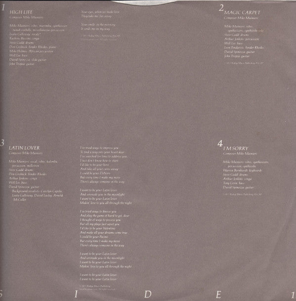 Mainieri, Mike - Love Play (VG) (Vinyl LP)