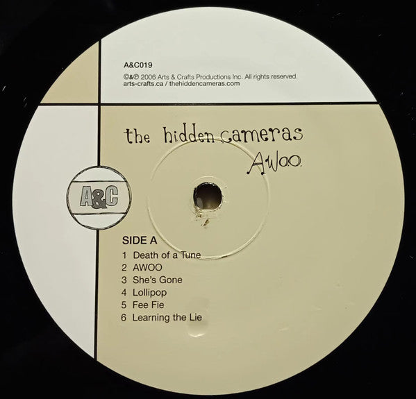 Hidden Cameras - Awoo (M) (Vinyl LP)