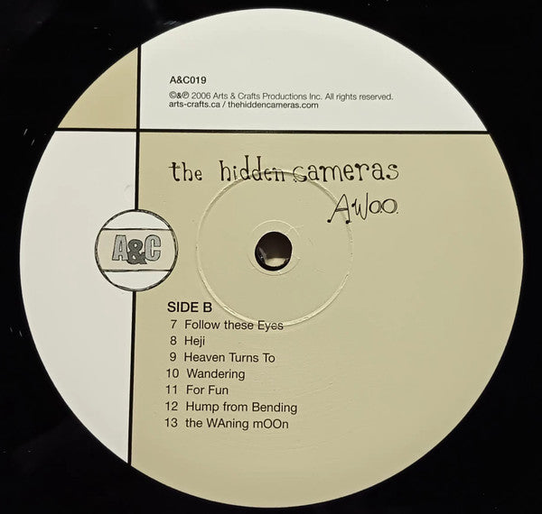 Hidden Cameras - Awoo (M) (Vinyl LP)