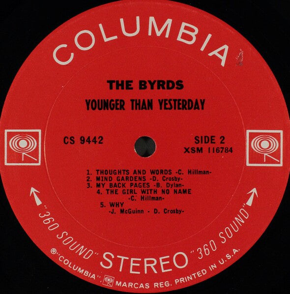 Byrds - Younger Than Yesterday (G+) (Vinyl LP)