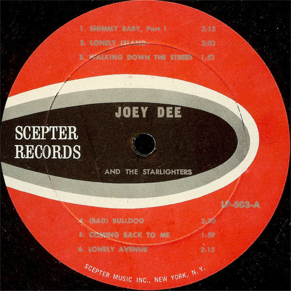 Dee, Joey & The Starliters - The Peppermint Twisters (VG+) (Vinyl LP)
