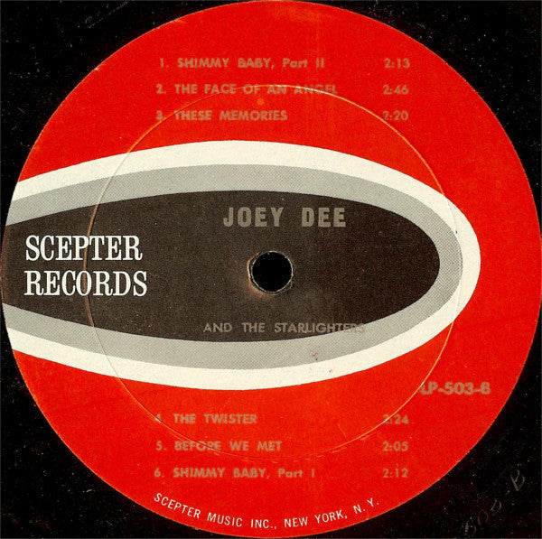 Dee, Joey & The Starliters - The Peppermint Twisters (VG+) (Vinyl LP)