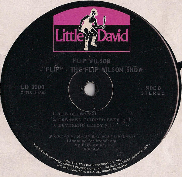 Wilson, Flip With Special Guest David Frost - "Flip" - The Flip Wilson Show (VG+) (Vinyl LP)
