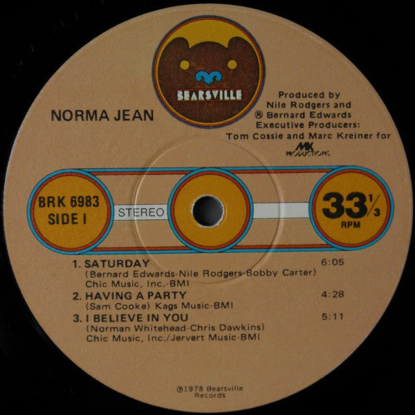 Jean, Norma - Norma Jean (VG+) (Vinyl LP)