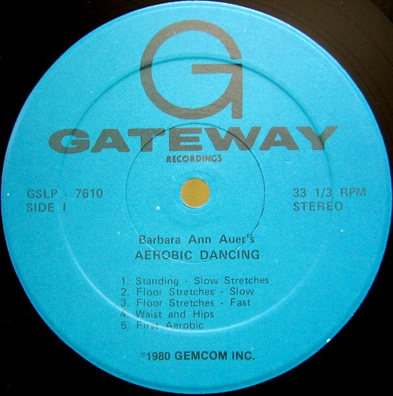Auer, Barbara Ann - Aerobic Dancing (Vinyl, VG) (Vinyl LP)