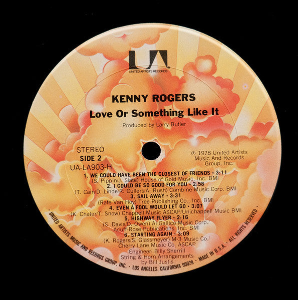 Rogers, Kenny - Love Or Something Like It (Vinyl, VG) (Vinyl LP)