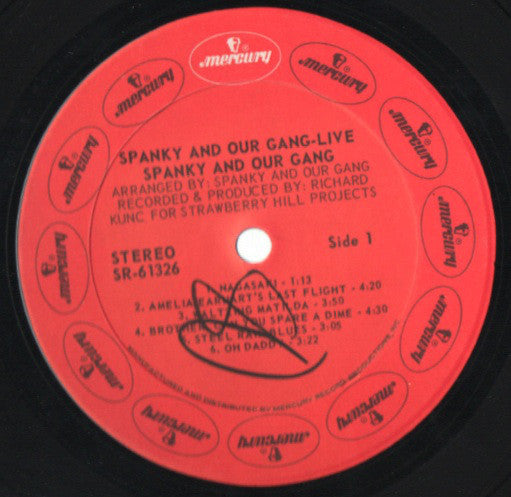 Spanky And Our Gang - Live (Vinyl, VG+) (Vinyl LP)