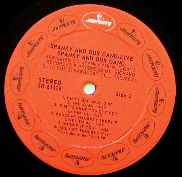 Spanky And Our Gang - Live (Vinyl, VG+) (Vinyl LP)