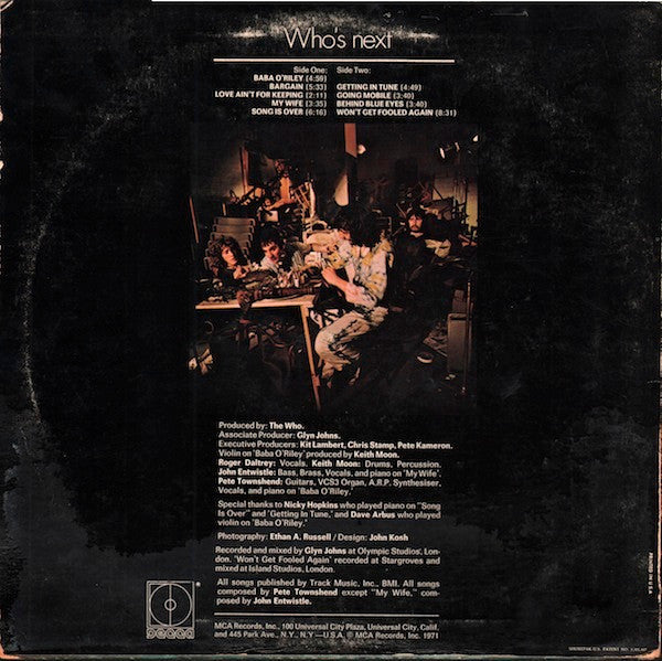 Who - Who's Next (Vinyl, VG+) (Vinyl LP)