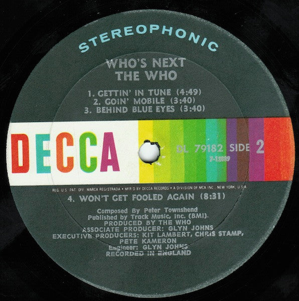 Who - Who's Next (Vinyl, VG+) (Vinyl LP)
