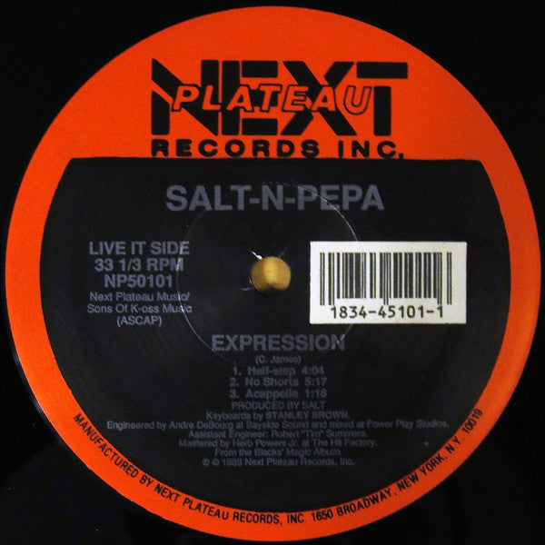 Salt 'N' Pepa - Expression / Clubhouse (Vinyl, VG+) (Vinyl LP)