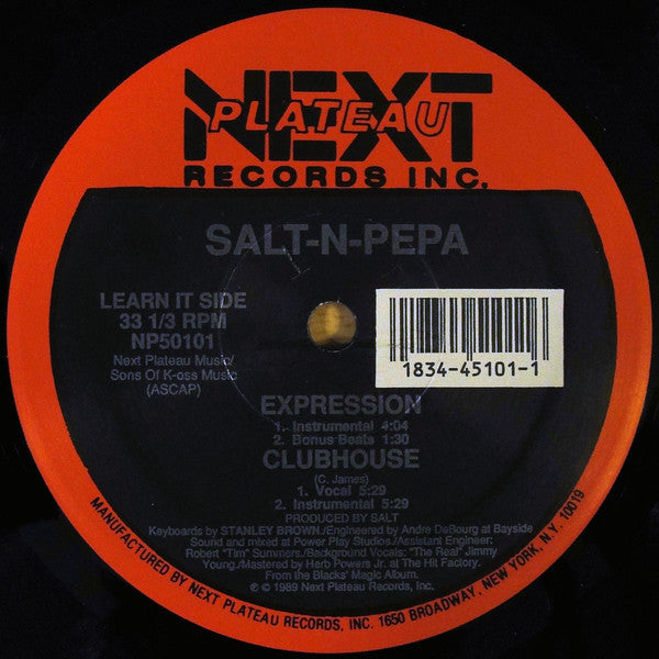 Salt 'N' Pepa - Expression / Clubhouse (Vinyl, VG+) (Vinyl LP)