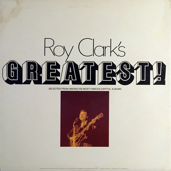Clark, Roy - Roy Clark's Greatest! (VG) (Vinyl LP)