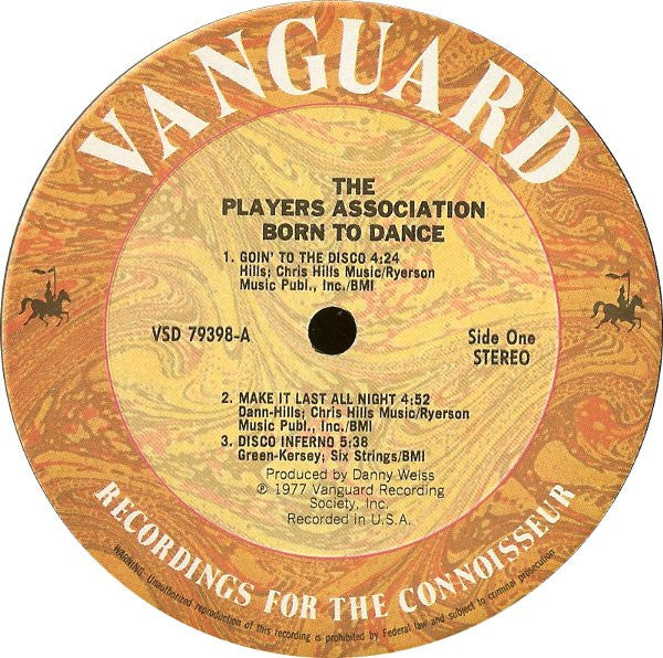 Players Association - Born To Dance (VG+) (Vinyl LP)