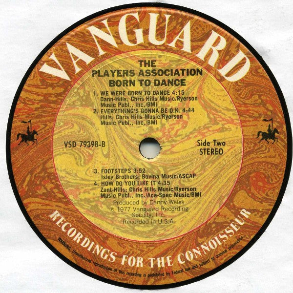 Players Association - Born To Dance (VG+) (Vinyl LP)