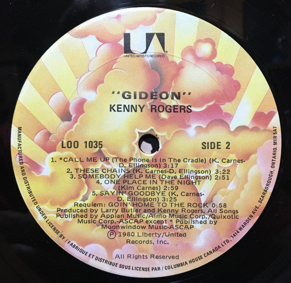 Rogers, Kenny - Gideon (Vinyl, M) (Vinyl LP)