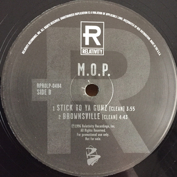 M.O.P. - Stick To Ya Gunz / Brownsville (VG) (Vinyl LP)