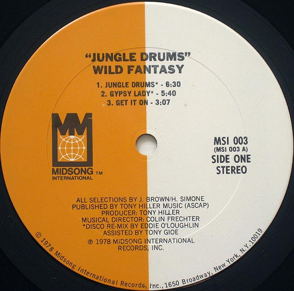 Wild Fantasy - Jungle Drums (VG+) (Vinyl LP)