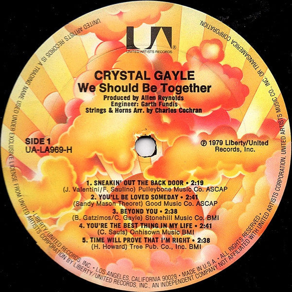Gayle, Crystal - We Should Be Together (Vinyl, VG+) (Vinyl LP)