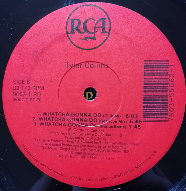 Collins, Tyler - Whatcha Gonna Do (VG+) (Vinyl LP)