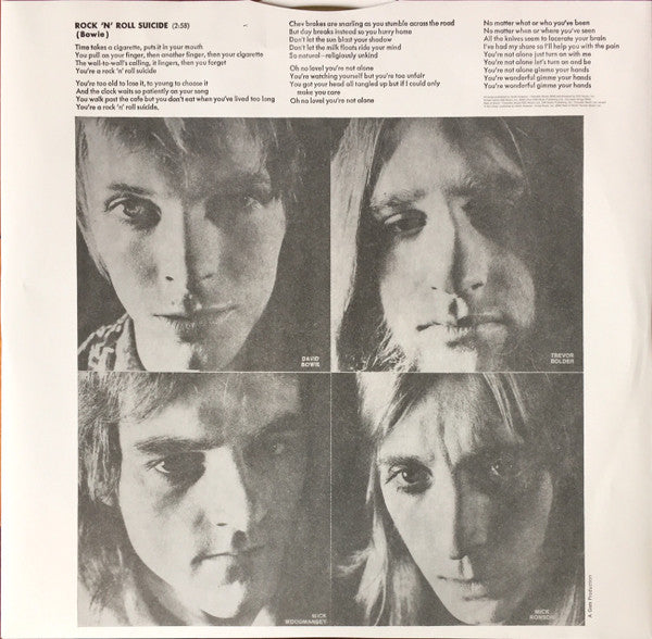 Bowie, David - The Rise And Fall Of Ziggy Stardust And The Spiders From Mars (Vinyl, NM or M-) (Vinyl LP)