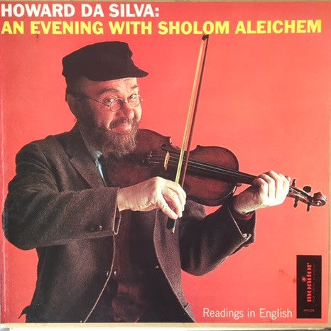 Da Silva, Howard - An Evening With Sholom Aleichem (VG) (Vinyl LP)