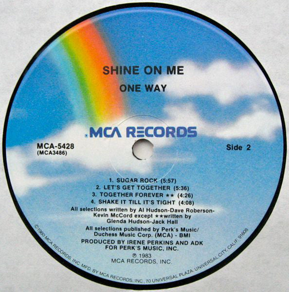 One Way - Shine On Me (VG+) (Vinyl LP)