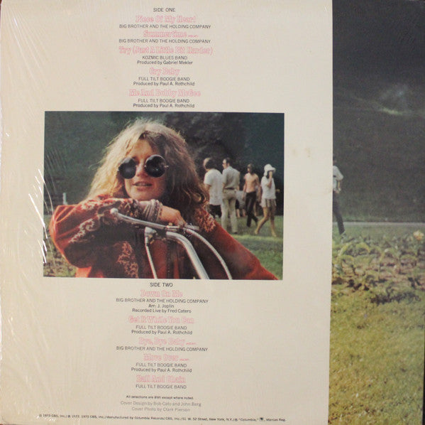 Joplin, Janis - Janis Joplin's Greatest Hits (Vinyl, VG+) (Vinyl LP)