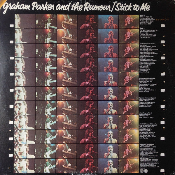 Parker, Graham And The Rumour - Stick To Me (VG) (Vinyl LP)