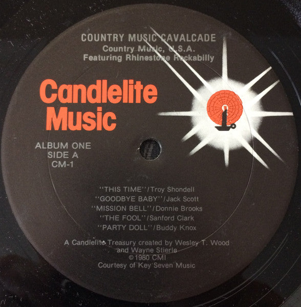 Various - Country Music Cavalcade - Country Music, U.S.A. Featuring Rhinestone Rockabilly (VG+) (Vinyl LP)