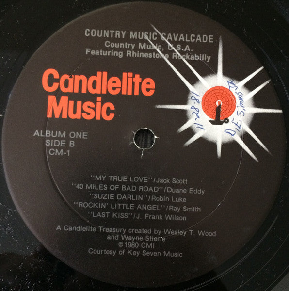 Various - Country Music Cavalcade - Country Music, U.S.A. Featuring Rhinestone Rockabilly (VG) (Vinyl LP)