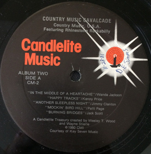 Various - Country Music Cavalcade - Country Music, U.S.A. Featuring Rhinestone Rockabilly (VG+) (Vinyl LP)