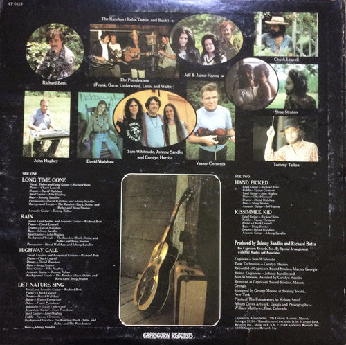 Betts, Richard - Highway Call (Vinyl, VG+) (Vinyl LP)
