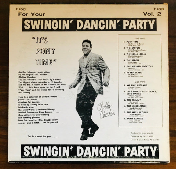 Chubby Checker - It's Pony Time (VG) (Vinyl LP)