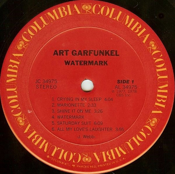 Garfunkel, Art - Watermark (VG+) (Vinyl LP)