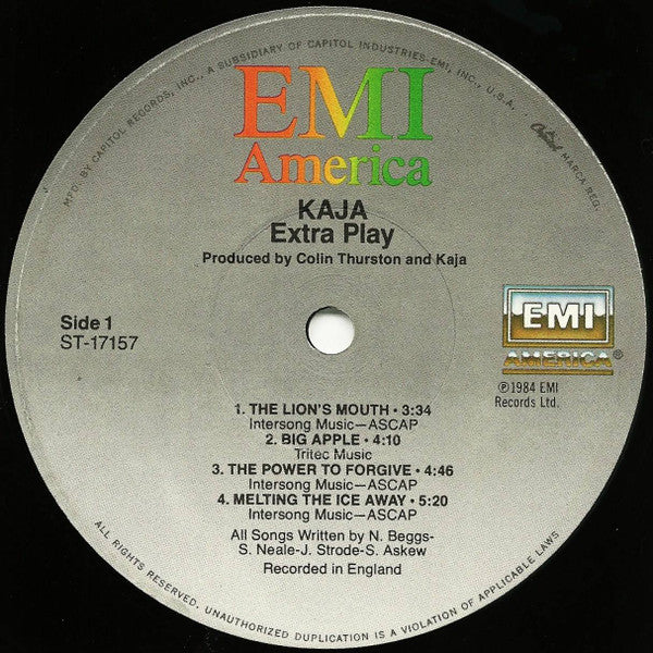 Kaja - Extra Play (NM or M-) (Vinyl LP)