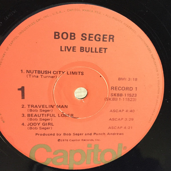 Seger, Bob & The Silver Bullet Band - Live Bullet (Vinyl, VG+) (Vinyl LP)